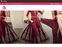 Tablet Screenshot of maharanidesigner.com